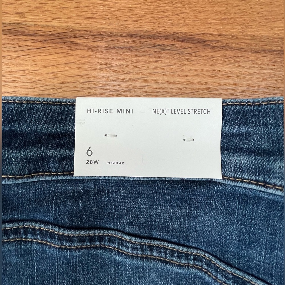 American Eagle High Rise Jean Skirt
